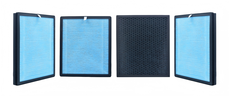 Filter potting adhesive